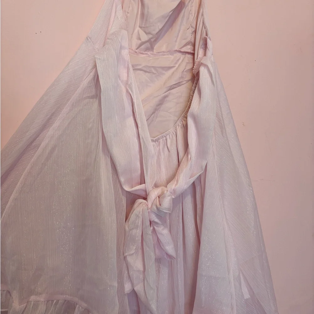 Charming Baby Pink Dress - Picture 5 of 6